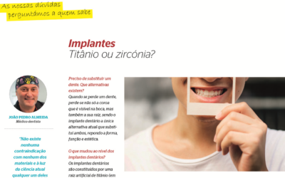 Implantes de titânio ou zircónia? O Dr. João Pedro Almeida responde